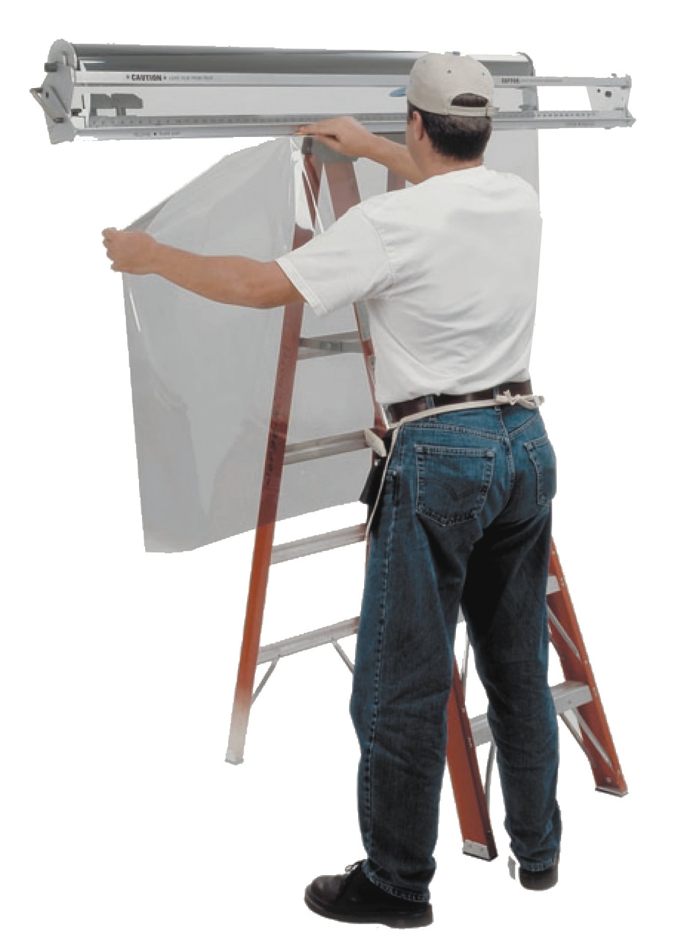 Man working with Slitters