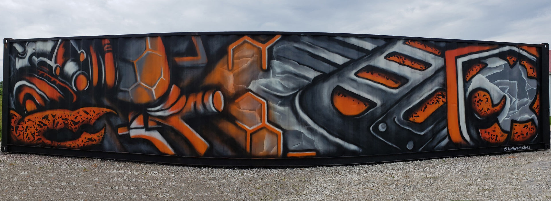 Graffiti on Container