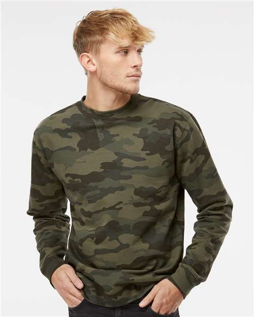 Forest Camo Midweight Crewneck Sweatshirt