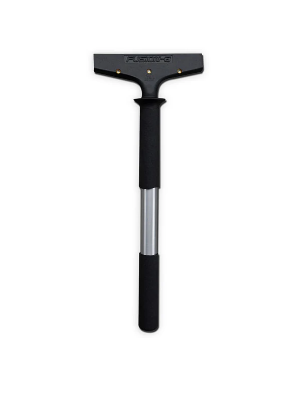 8 inch fusion glass installer handle with 14 inch metal extension