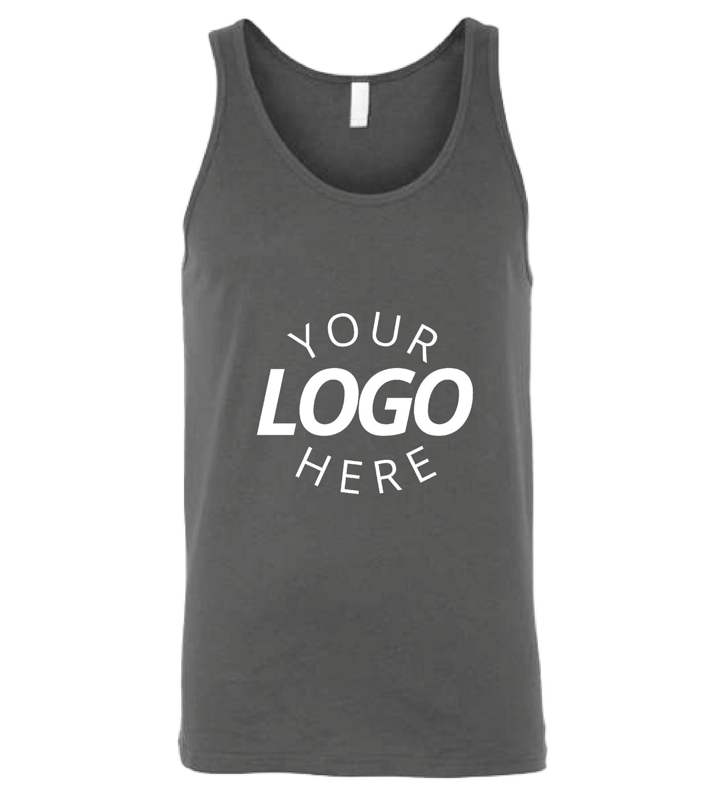 An asphalt ash customizable blank jersey tank