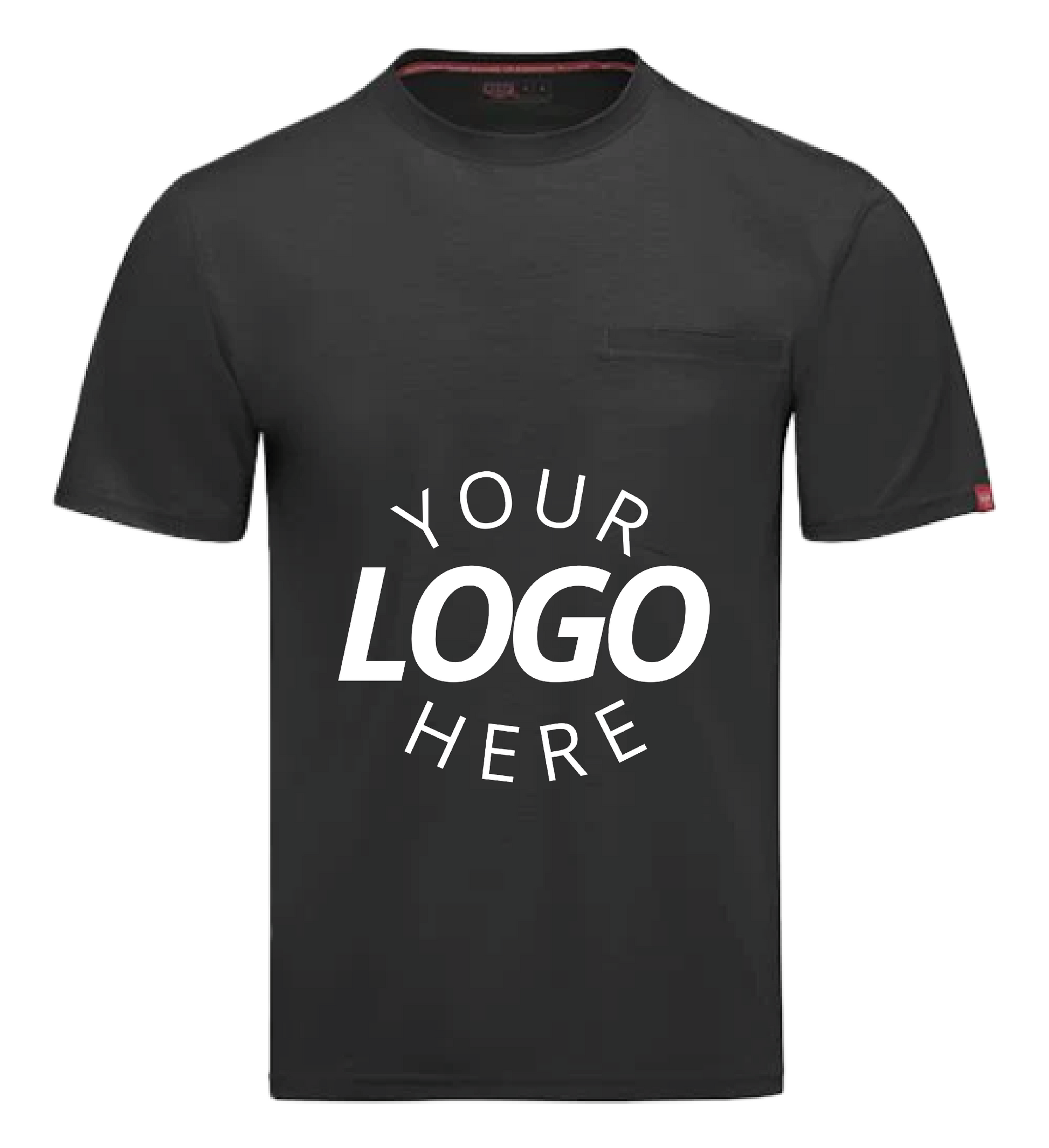 Cooling Pocket T-Shirt on black