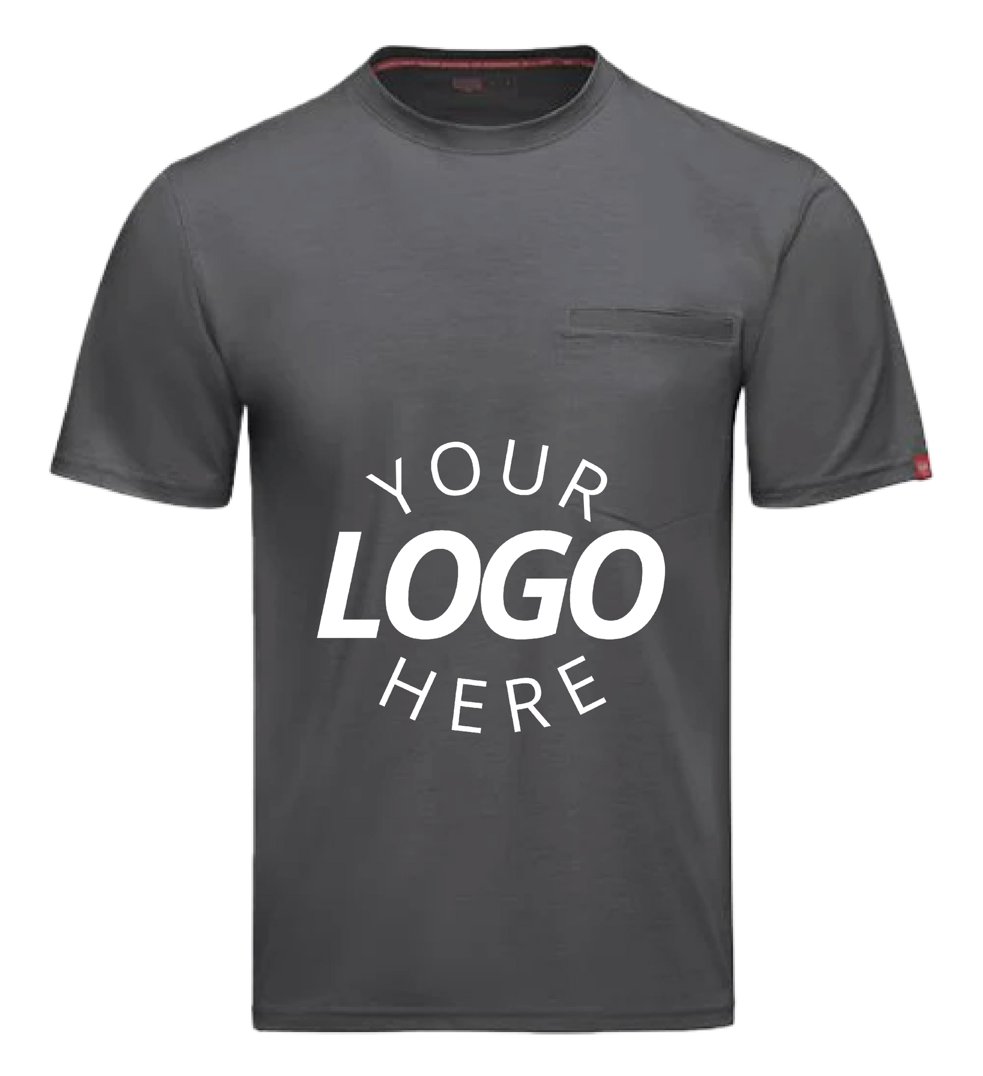 Cooling Pocket T-Shirt on gray