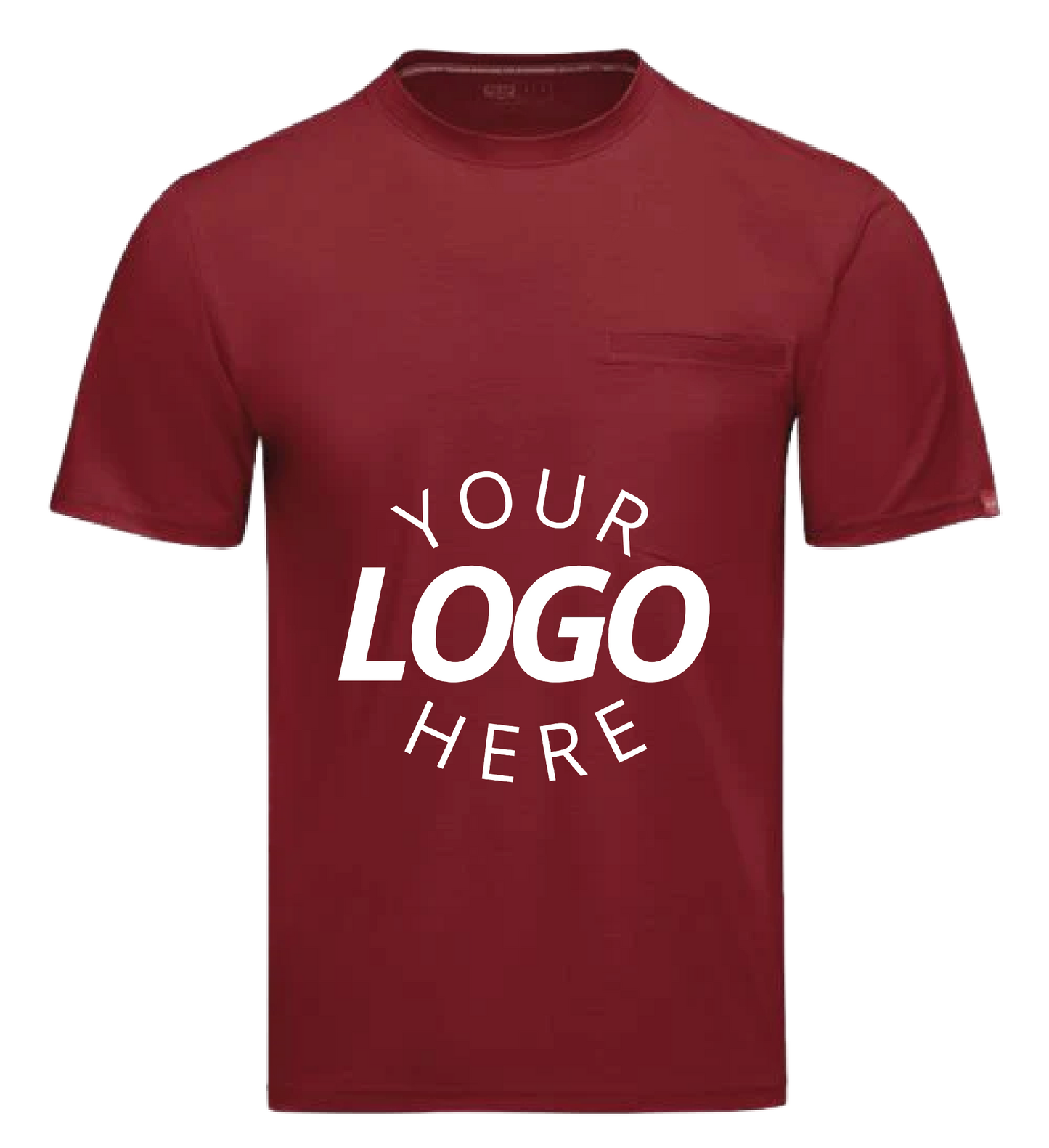 Cooling Pocket T-Shirt on red