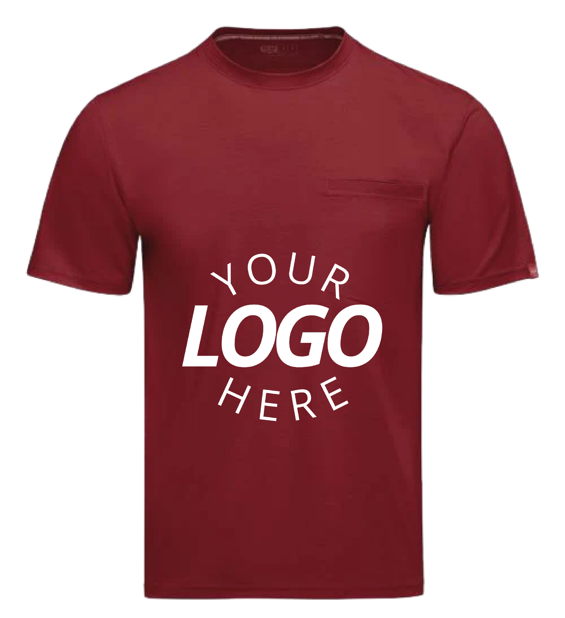 Cooling Pocket T-Shirt on red