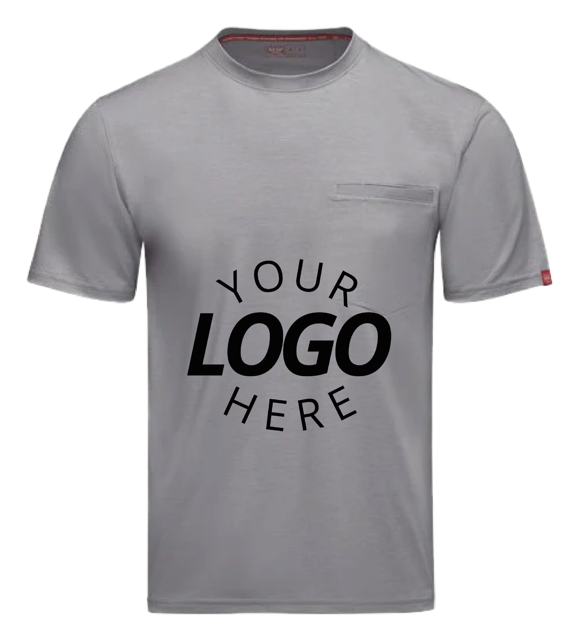 Cooling Pocket T-Shirt on white