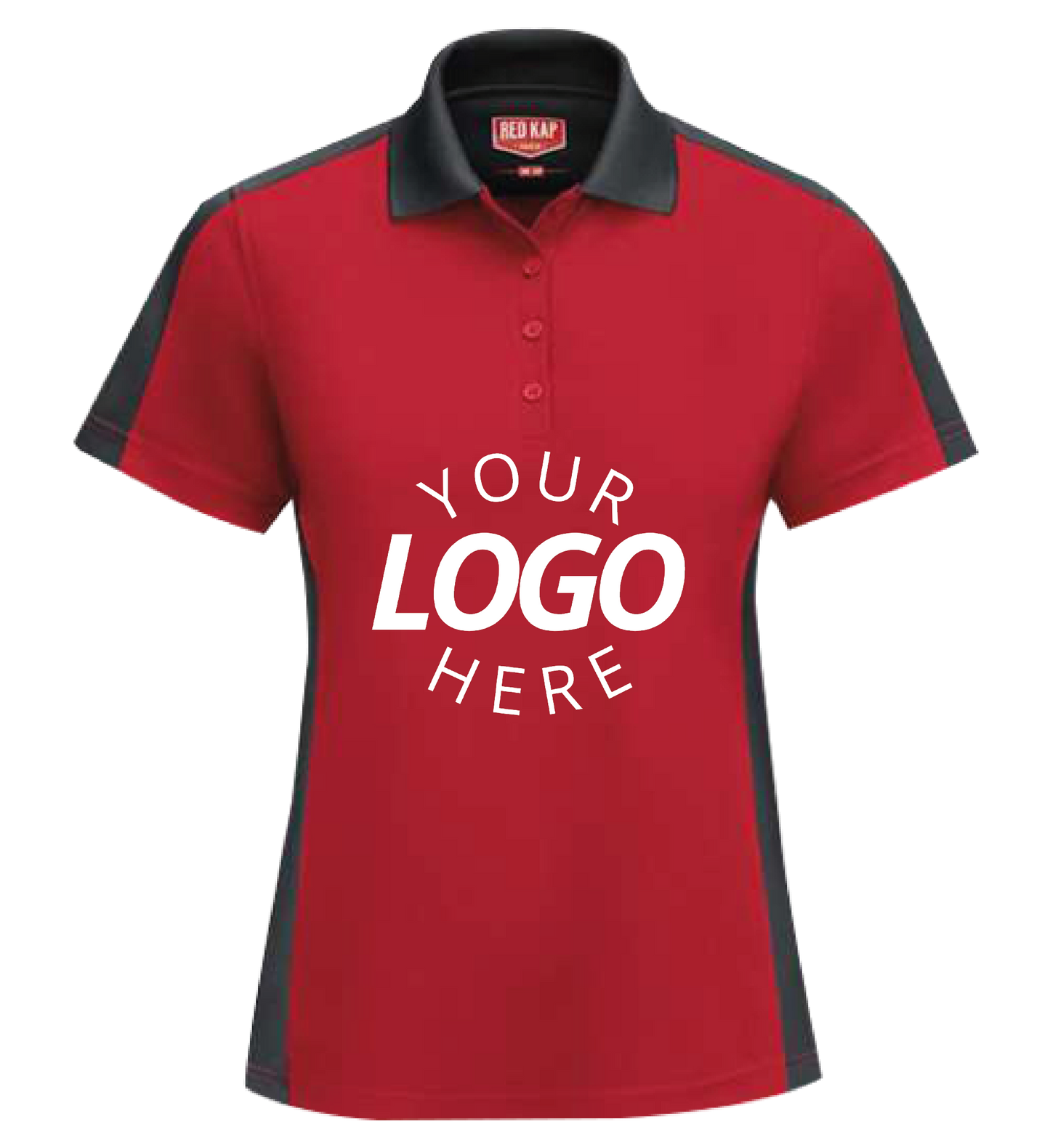 Women'S Short Sleeve Performance Knit Two-Tone Polo