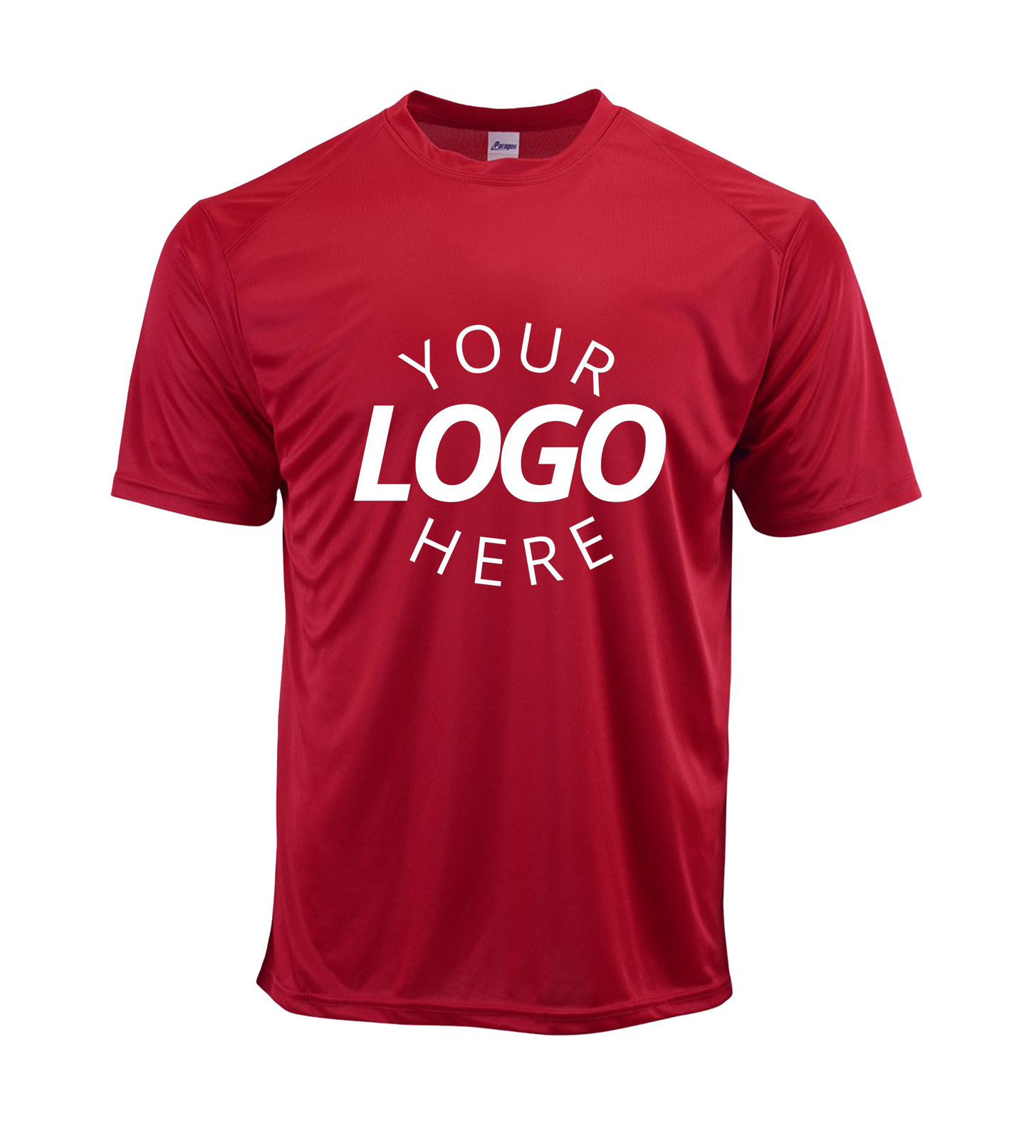 Cardinal crew neck men's t-shirt with logo on chest