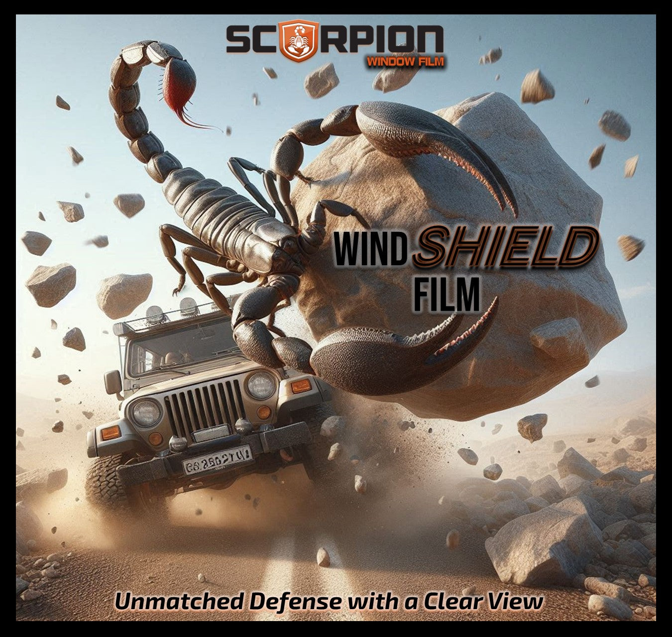 SCORPION WINDSHIELD FILM
Unmatched Defense with a Clear View