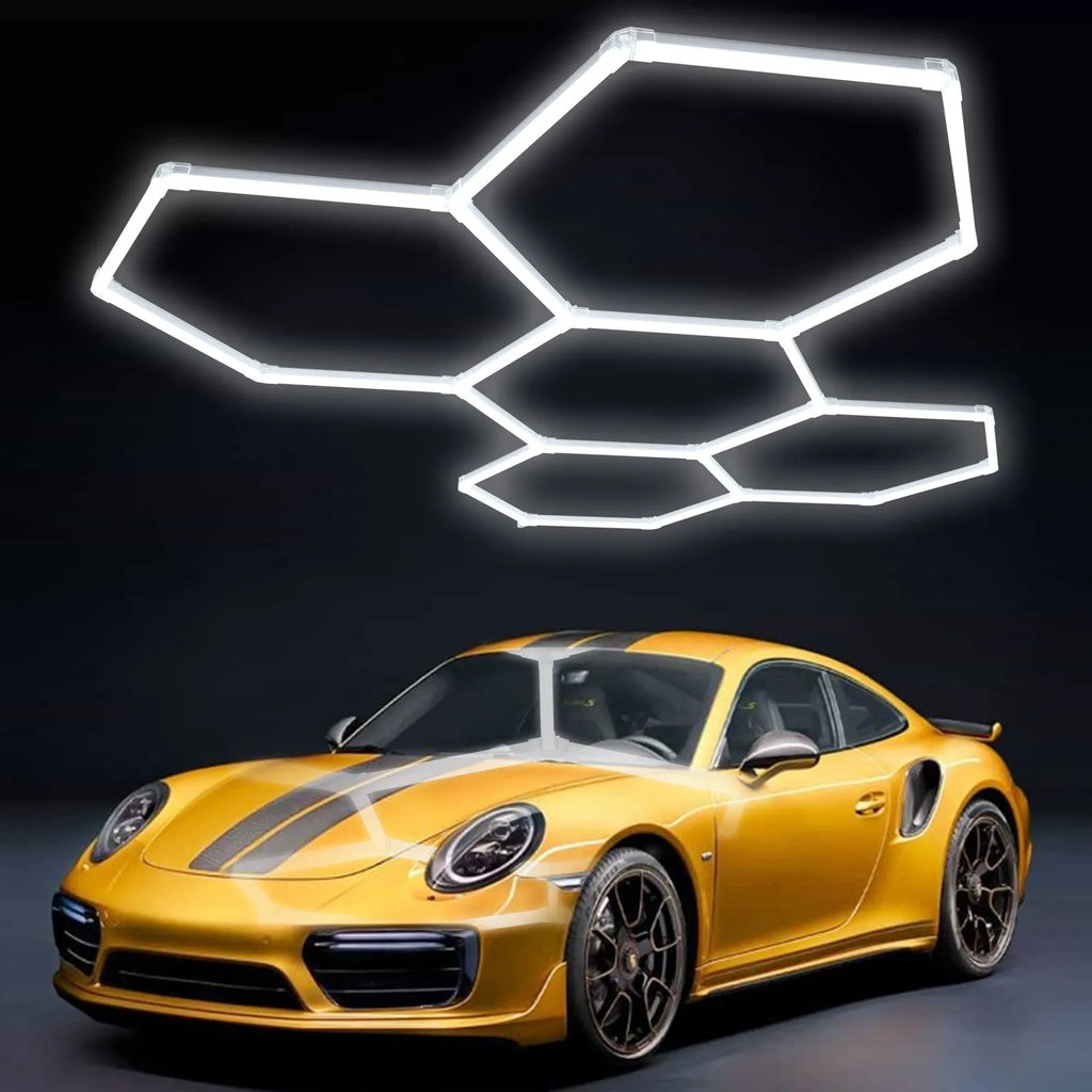 Hexagon Shop Lights — Pro Series (6500K, CRI ≥84)