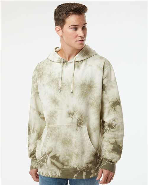 Midweight Tie-Dyed Hooded Sweatshirt