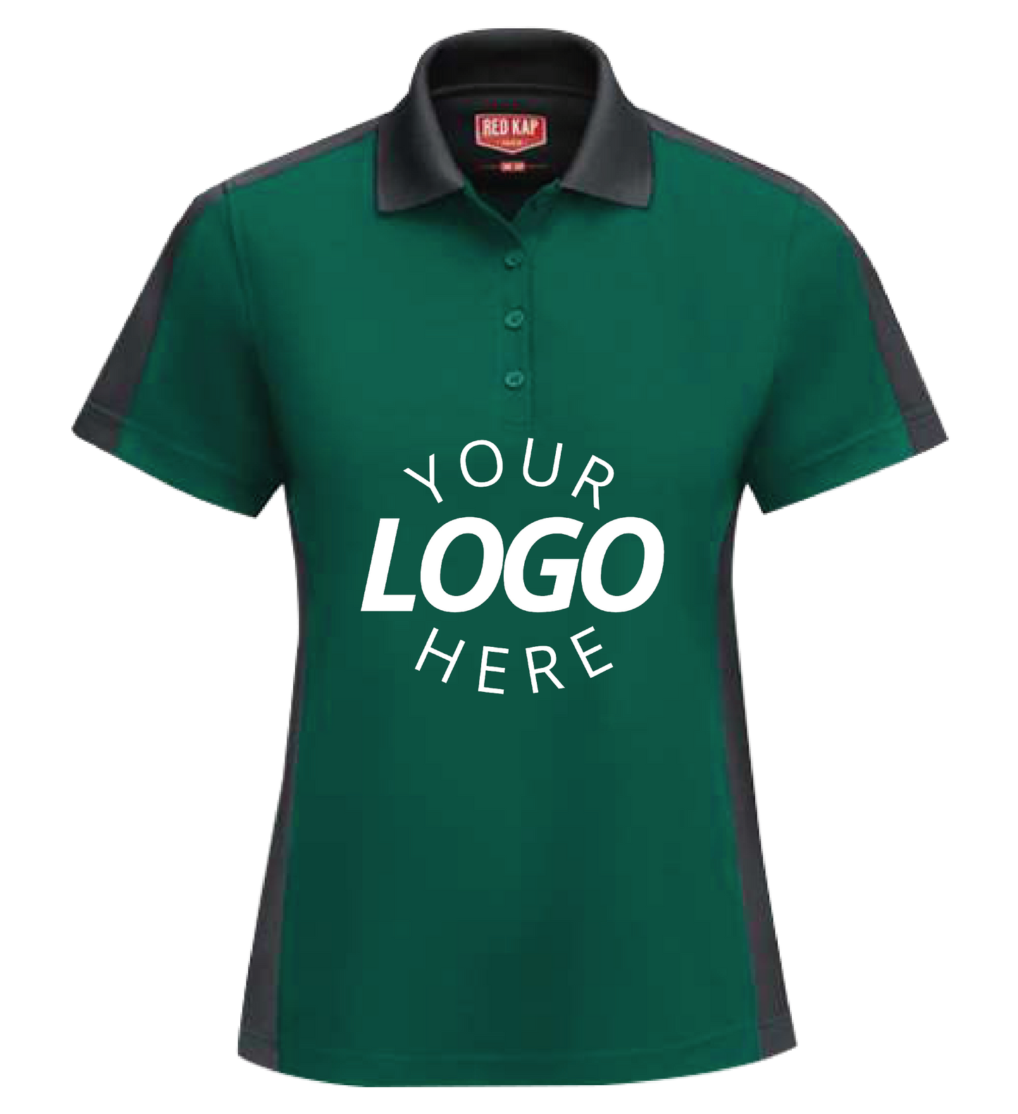 Women's Short Sleeve Performance Knit Two-Tone Polo