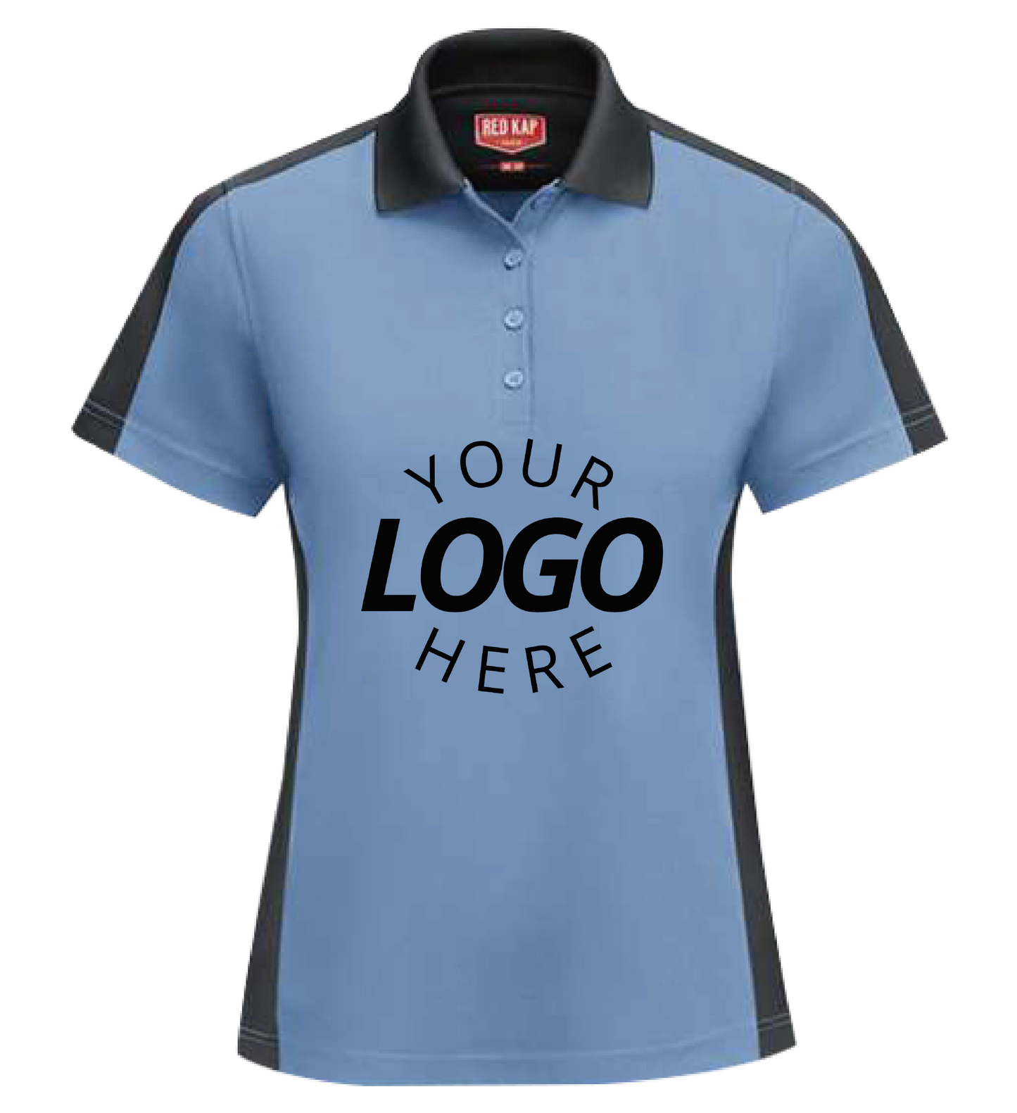 Women's Short Sleeve Performance Knit Two-Tone Polo