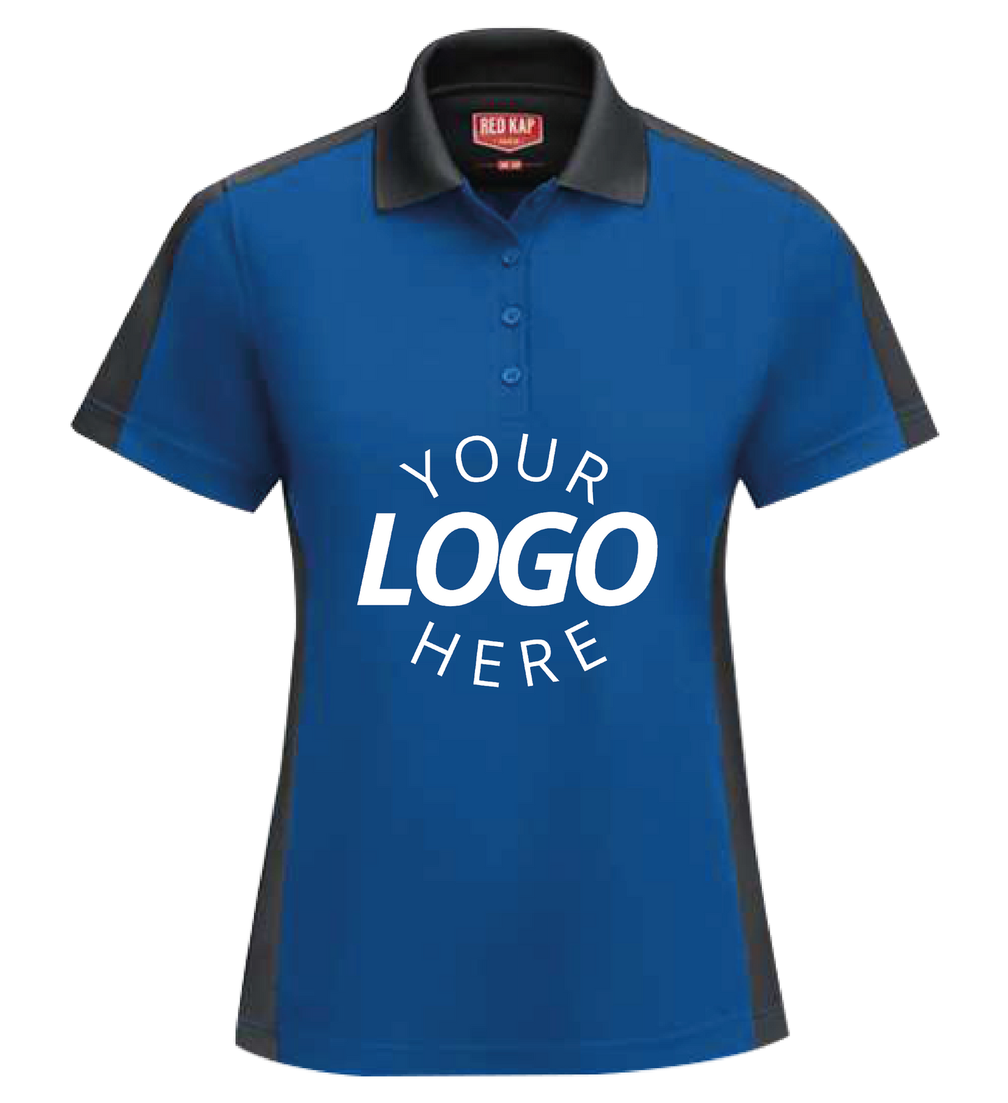 Women's Short Sleeve Performance Knit Two-Tone Polo