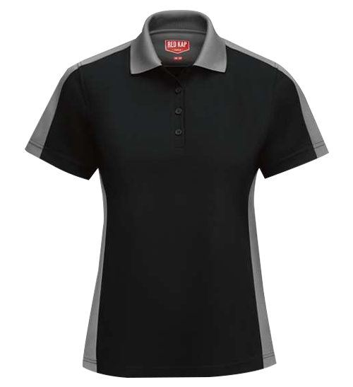 Women's Short Sleeve Performance Knit Two-Tone Polo