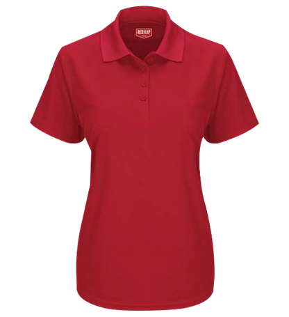 Women's Short Sleeve Performance Knit Pocketless Core Polo