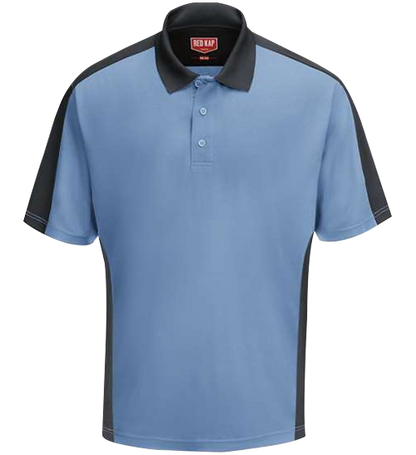 Short Sleeve Performance Knit Two Tone Polo