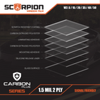 Carbon Plus Series Automotive Film 100' Rolls