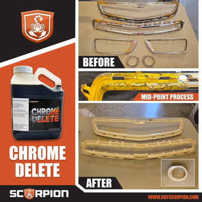 Chrome Delete For Plastic Stripping