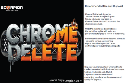 Chrome Delete For Plastic Stripping