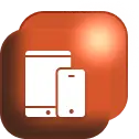 Phone and tablet icon representing mobile workflow