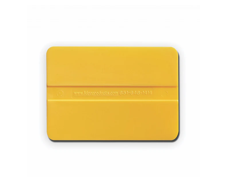 PVC SQUEEGEE- YELLOW- FLAT