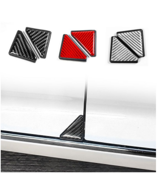 Real carbon fiber door corner anti-collision strip-right angle