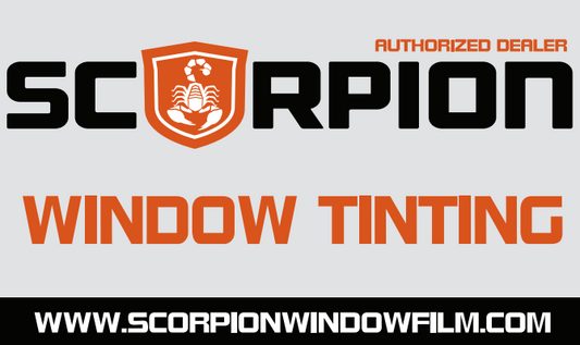Scorpion Window Film 3x5 Banner