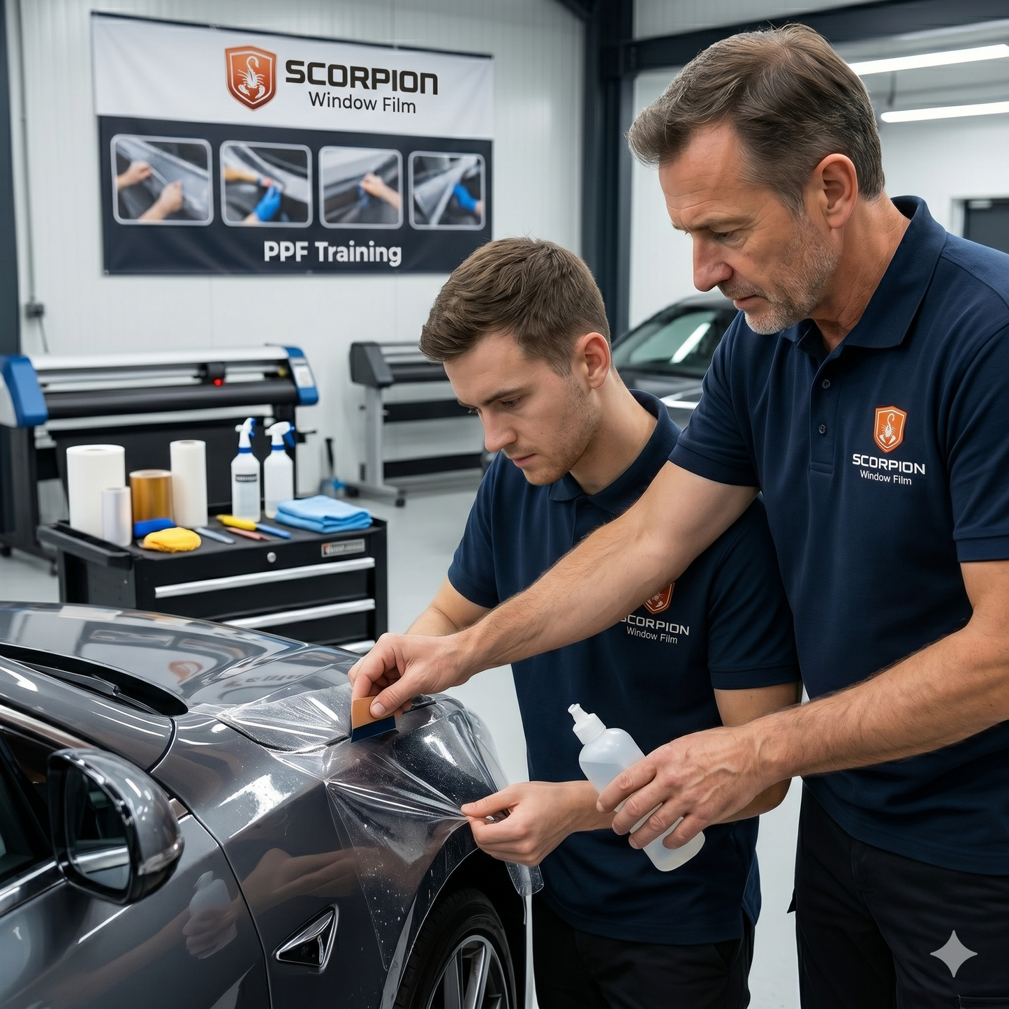 Scorpion Hands-On Automotive Tint Training: Master the Art of Window Film.