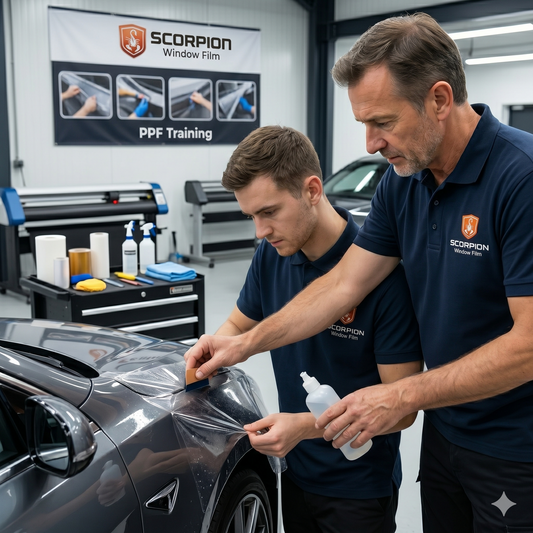 Scorpion Hands-On PPF Installation Training: Master the Art of Paint Protection.