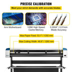 VEVOR 53-Inch Automatic Contour Vinyl Cutter Plotter Force & Speed Adjustable Sign Cutting With Floor Stand