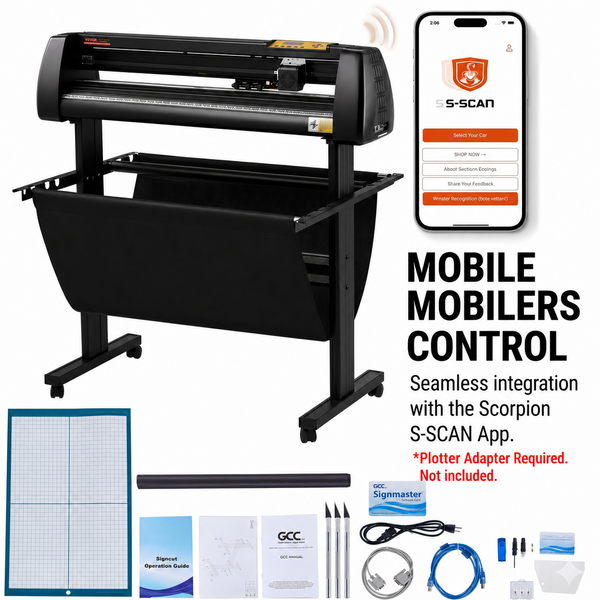 The VEVOR 34-Inch Manual Vinyl Cutter: Precision and Flexibility for Every Project.