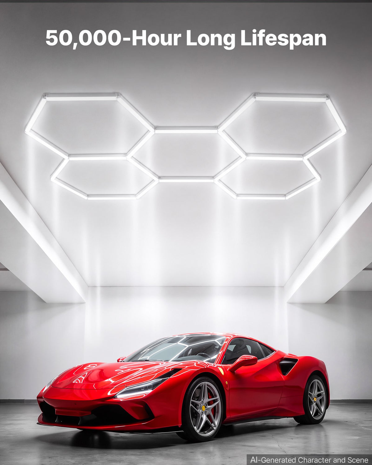 Hexagon Shop Lights — Value Series (6500K, plug-in)