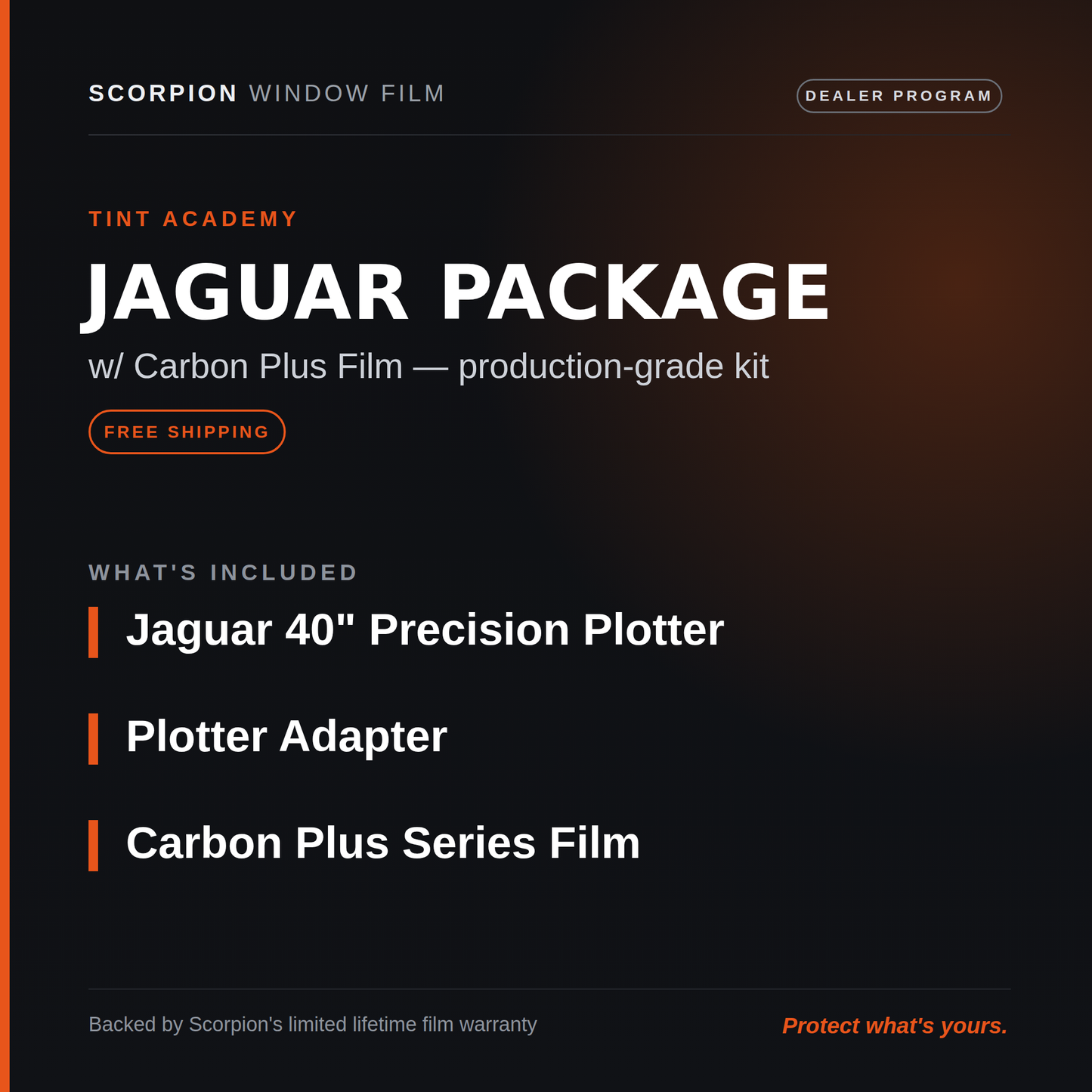 Premium Package Tint Academy