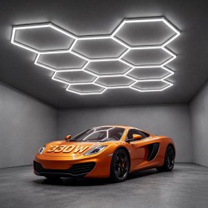 Hexagon Shop Lights — Value Series (6500K, plug-in)