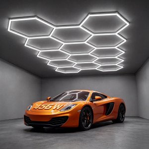 Hexagon Shop Lights — Value Series (6500K, plug-in)