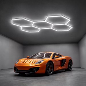Hexagon Shop Lights — Value Series (6500K, plug-in)