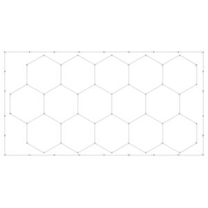 Hexagon Shop Lights — Pro Series (6500K, CRI ≥84)