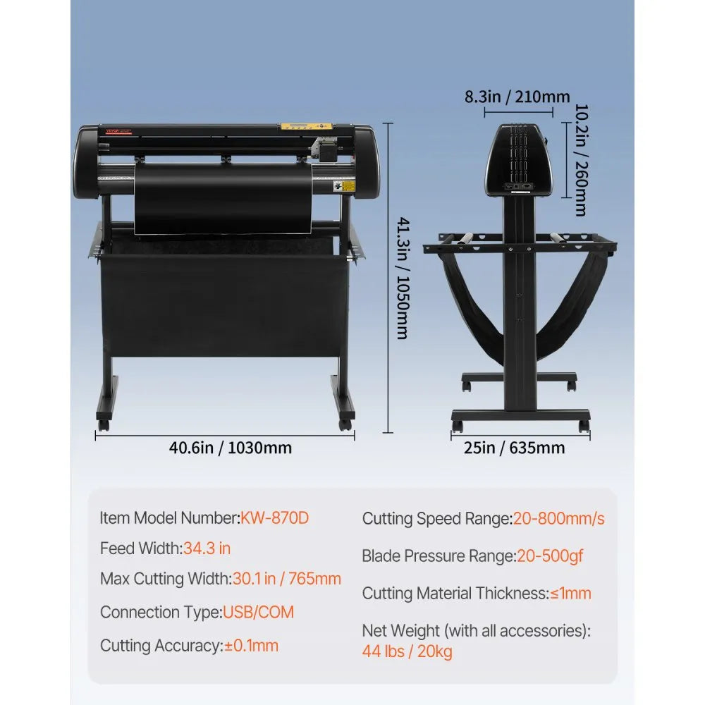 The VEVOR 34-Inch Manual Vinyl Cutter: Precision and Flexibility for Every Project.