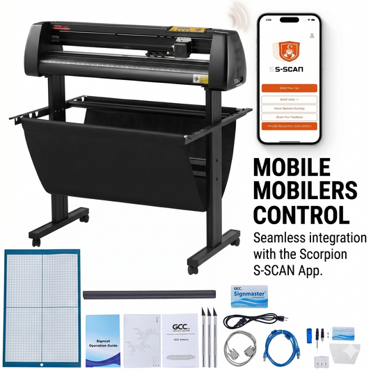 The VEVOR 34-Inch Manual Vinyl Cutter: Precision and Flexibility for Every Project.